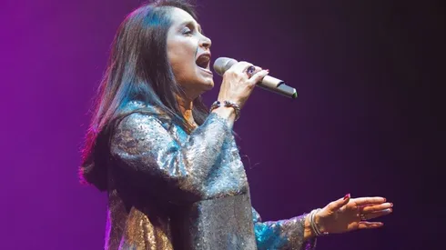 Daniela Romo en el escenario.
