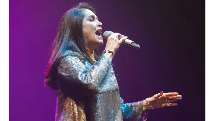 Daniela Romo en el escenario.