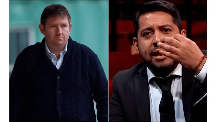 Rodrigo Herrera le apuntó a Victoriano Cerda en Redgol en La Clave.