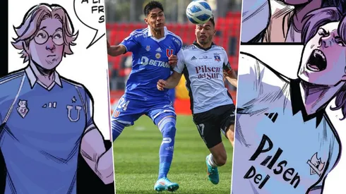 Así es el llamativo cómic en el que aparecen los dos equipos chilenos.