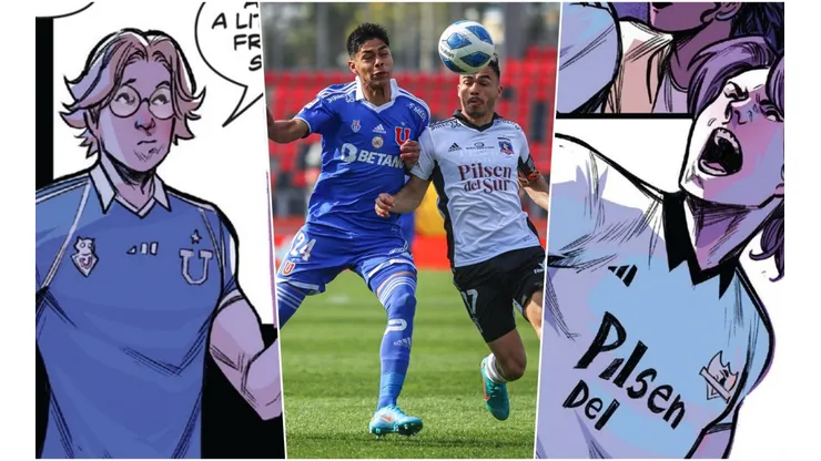 Así es el llamativo cómic en el que aparecen los dos equipos chilenos.