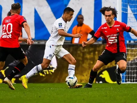 Alexis del avión a la cancha: titular en Marsella