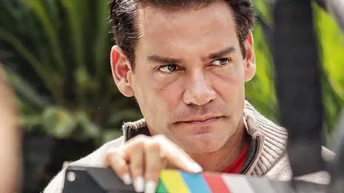 Cristián de la Fuente trabajando.