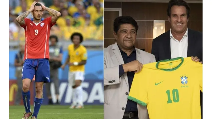 Pinilla fue agredido por Paiva en el Mundial de Brasil 2014