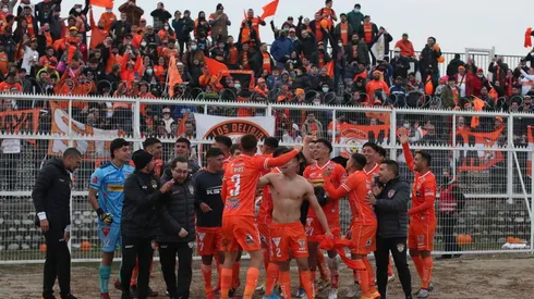 Cobreloa celebró con fervor la victoria ante Unión San Felipe.