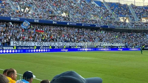 Pablo Guede recibió el cariño de los hinchas tras su salida del Málaga
