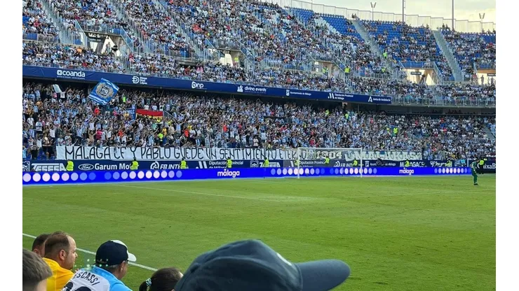 Pablo Guede recibió el cariño de los hinchas tras su salida del Málaga