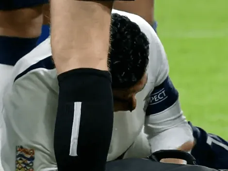 Durísimo: Cristiano se come puñetazo y le chorrea la sangre