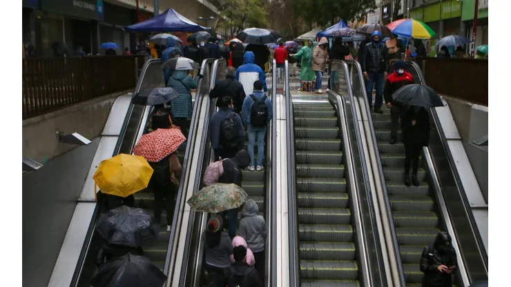 Lluvia en Santiago