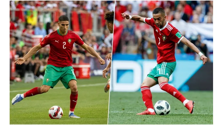 Hakimi y Ziyech son los principales referentes que tiene la selección africana.