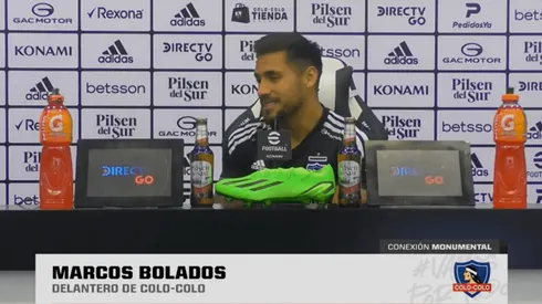 Marcos Bolados se enojó por pregunta sobre el duelo de Colo Colo contra Coquimbo que puede ayudar o perjudicar a la U en su lucha por no descender.