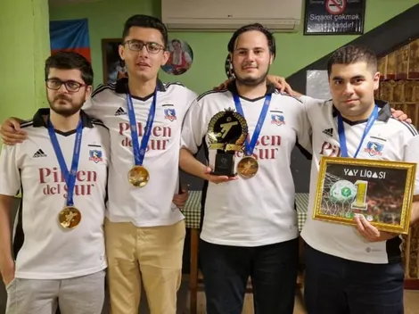 Los amigos de Azerbaiyán que se enamoraron de Colo Colo a la distancia