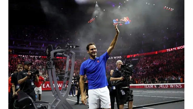 Roger Federer se despidió así de su carrera profesional como tenista en la Laver Cup.