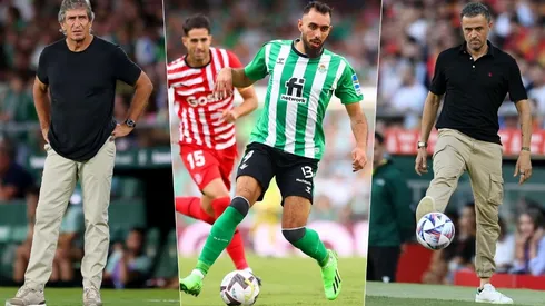 Borja Iglesias comparó a Manuel Pellegrini y Luis Enrique en España