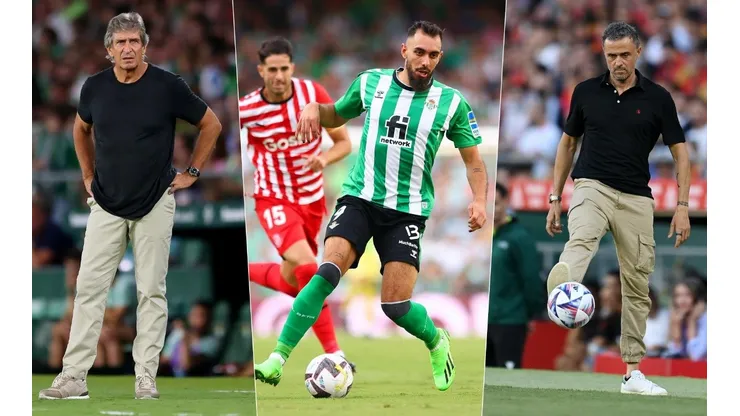 Borja Iglesias comparó a Manuel Pellegrini y Luis Enrique en España