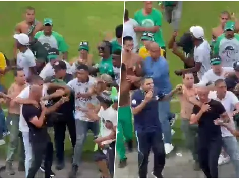 Hinchas de Deportivo Cali invaden y agreden a Mayer Candelo