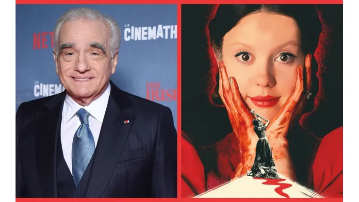 Martin Scorsese y el afiche oficial de Pearl, la precuela de X.