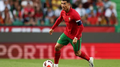Cristiano Ronaldo con la camiseta de Portugal
