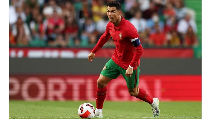 Cristiano Ronaldo con la camiseta de Portugal