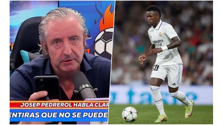 Pedrerol responde con demanda criminal por acusación de amenazas del Chiringuito a Vinícius Júnior.