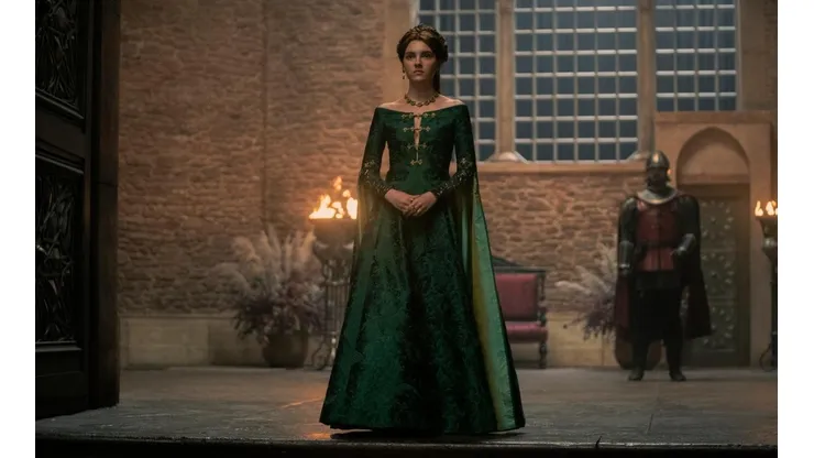 Emily Carey como Alicent Hightower en House of the Dragon.