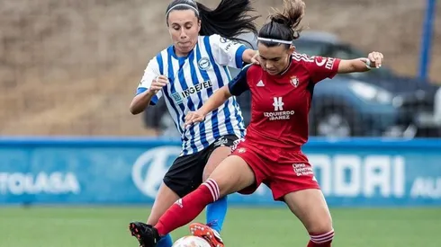 Camila Sáez se molestó con la árbitra en España