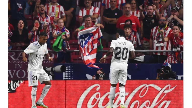 Rodrygo y Vinicius bailaron tras el gol de la apertura de la cuenta