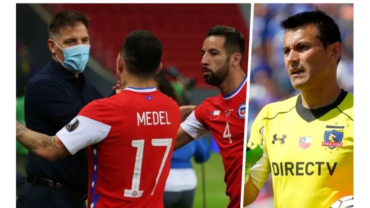 El ex portero de Colo Colo compartió con Berizzo en la selección de Paraguay.