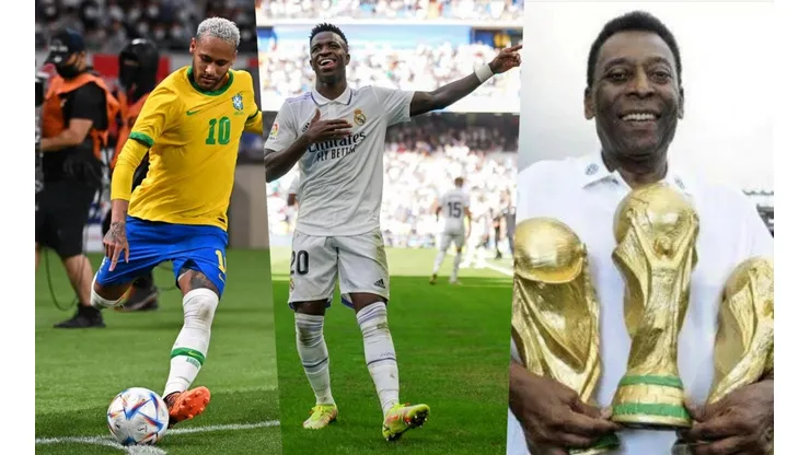 Neymar y Pelé defendieron a Vinícius Jr tras ser criticado por su manera de celebrar los goles.