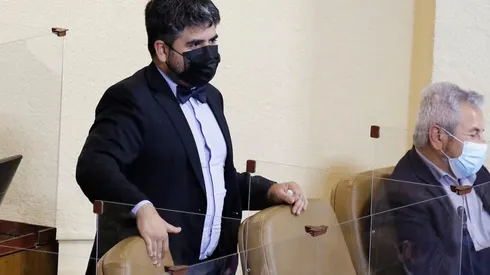 El diputado Tomás Lagomarsino en el Congreso.