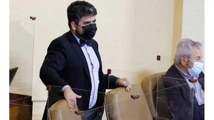 El diputado Tomás Lagomarsino en el Congreso.