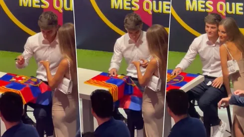 Gavi vive un gran momento tras su renovación con Barcelona.