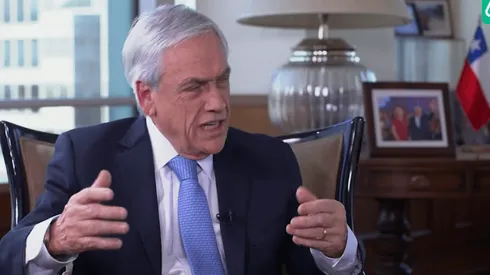 El expresidente Sebastián Piñera habló en Mega.