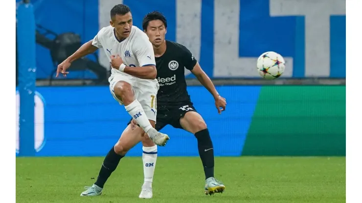 Alexis Sánchez intentó, pero no pudo ayudar al Marsella
