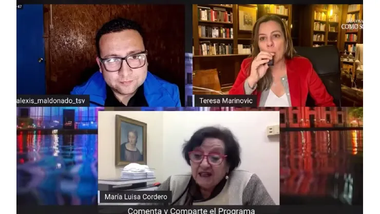 La doctora Cordero en el programa Las Cosas como Son.