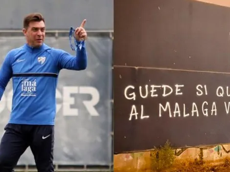 Guede lo pasa pésimo: "Si quieres al Málaga, vete ya"