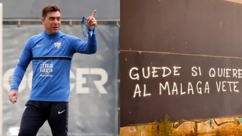 Pablo Guede lo pasa pésimo en Málaga