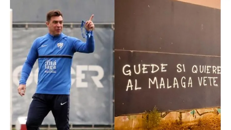 Pablo Guede lo pasa pésimo en Málaga