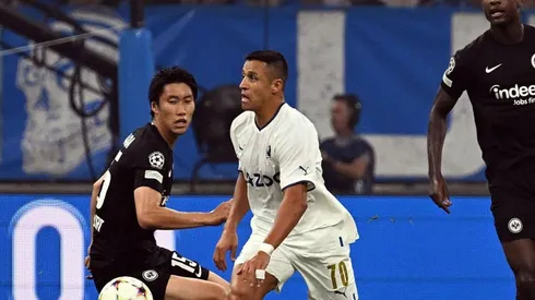 Alexis Sánchez no tuvo un buen partido ante el Eintracht Frankfurt