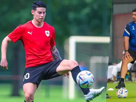 James Rodríguez abandona a Nicolás Córdova y se va de Qatar para jugar la Europa League