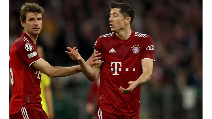 Thomas Müller y Robert Lewandowski fueron grandes socios en Bayern Múnich.
