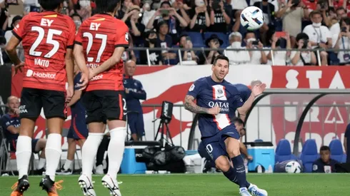 Messi va por una gran tarde en Israel.