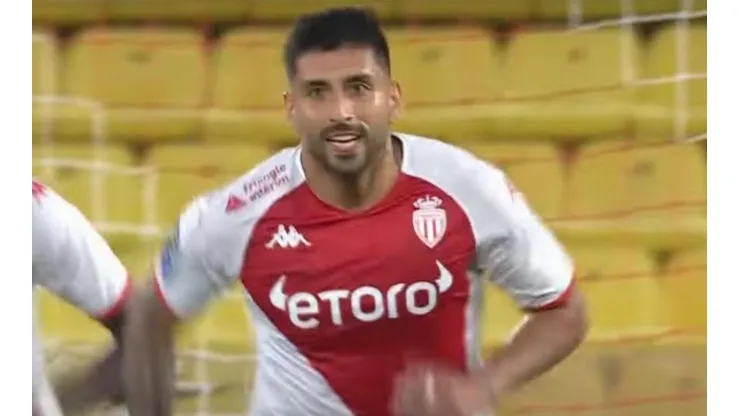 Maripán marca el segundo gol del Mónaco