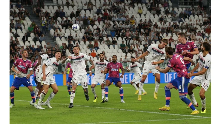 La Juventus salvó un empate en el segundo tiempo