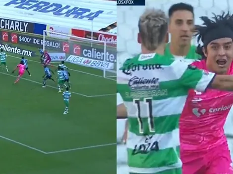 ¡Héroe! Arquero de Santos Laguna rescata empate con gol de cabeza al 99'