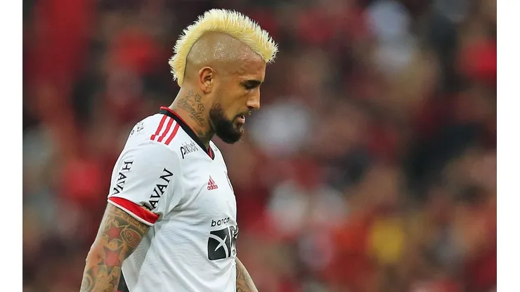Arturo Vidal fue titular, pero no pudo hacer nada para ayudar a Flamengo a llevarse la victoria.
