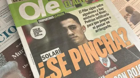 La presencia del Pibe Solari en el Superclásico argentino se roba la atención al otro lado de la cordillera.