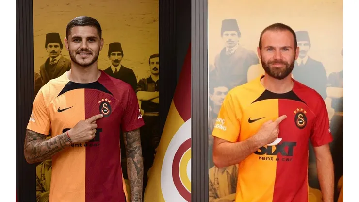 Icardi y Mata presentados en el Galatasaray