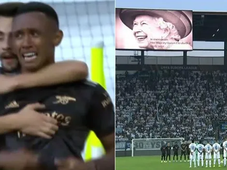 Emocionante gol del Arsenal y minuto de silencio por la Reina Isabel II