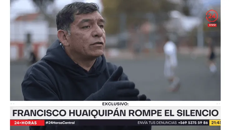Francisco Huaiquipán dio su primera entrevista tras su caso judicial.